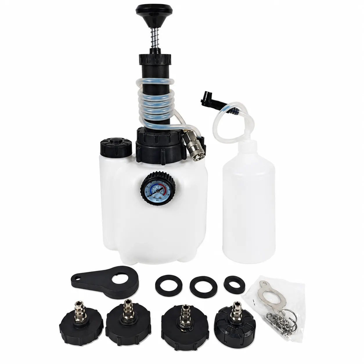 3 L Brake Fluid Replacement Reservoir With Four Adapters product view